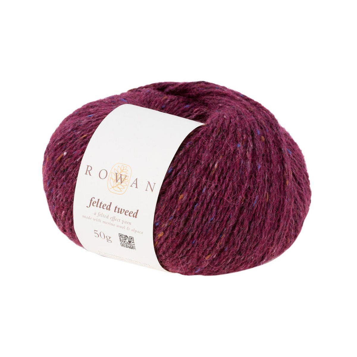 Felted Tweed 50% Wool 25% Alpaca 25% Viscose Yarn - 50g