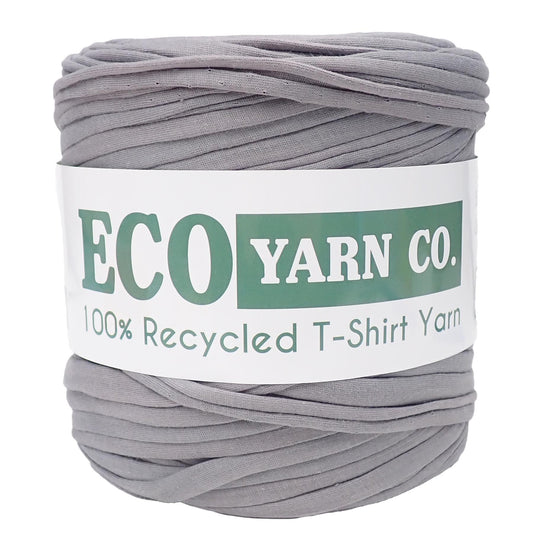 [Eco Yarn Co] Dark Grey Cotton T-Shirt Yarn - 120M, 700g