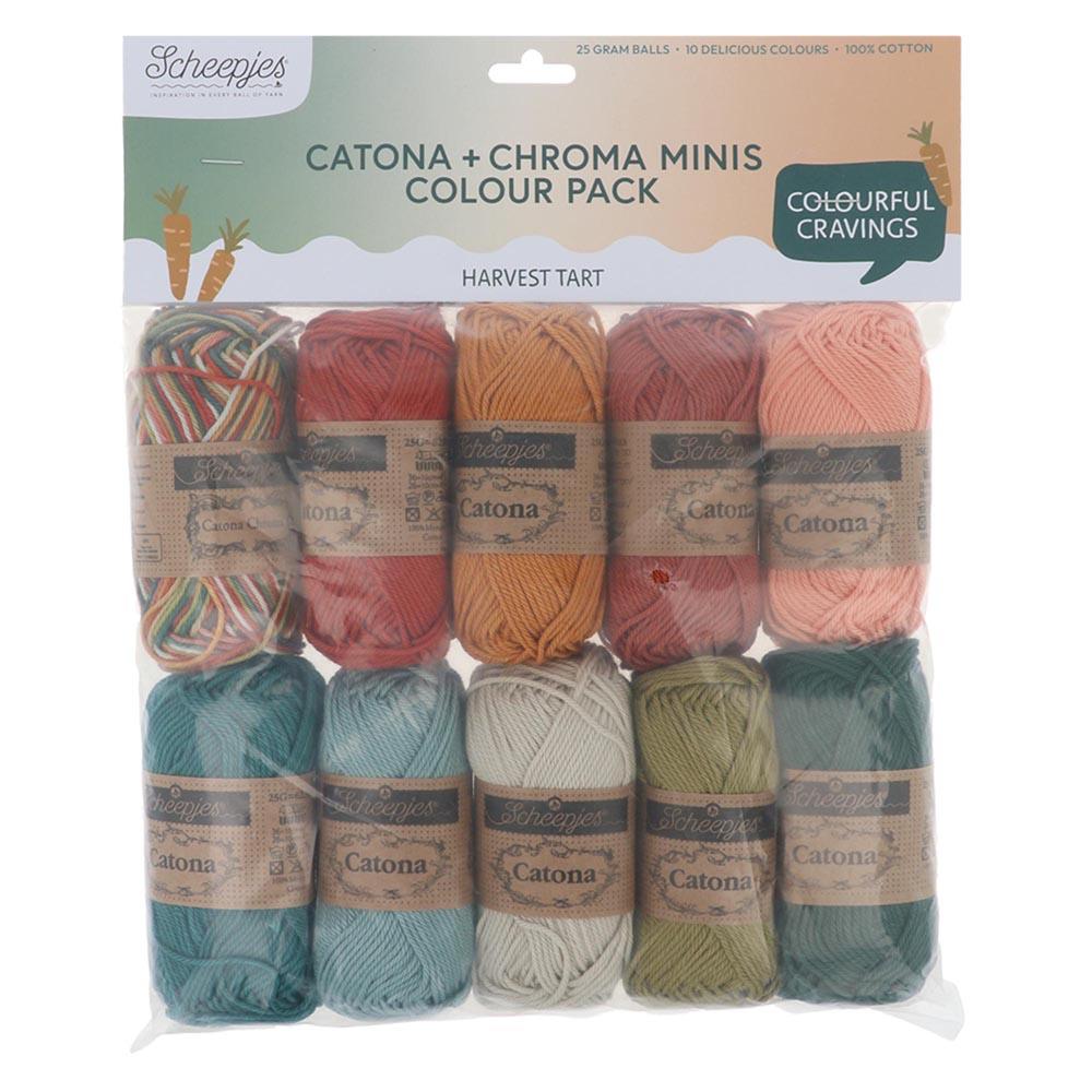 [Scheepjes] 24963 Catona and Chroma Colour Pack T. Yarn - 25g