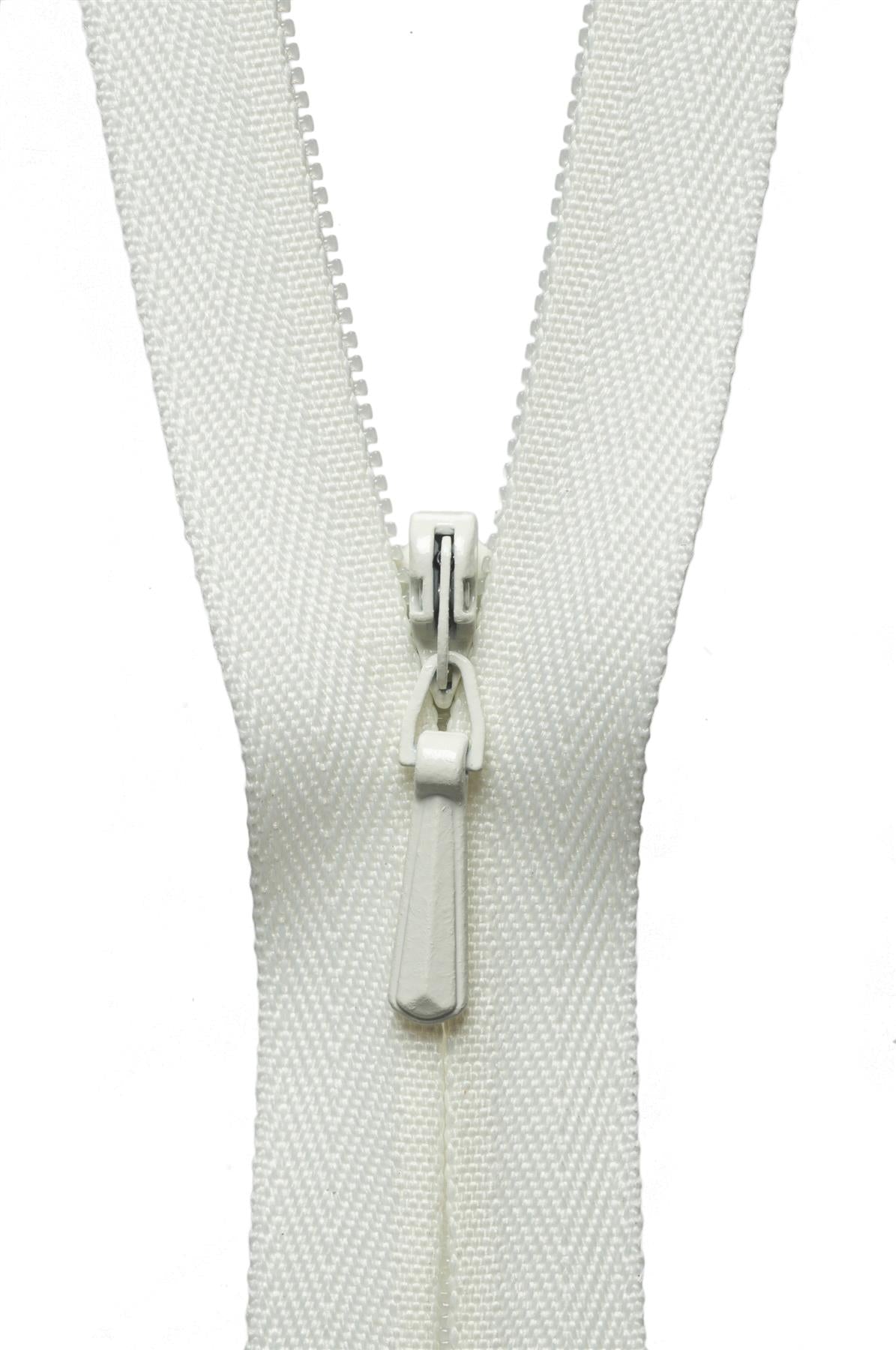 [YKK] Cream Concealed Zip - 56Cm