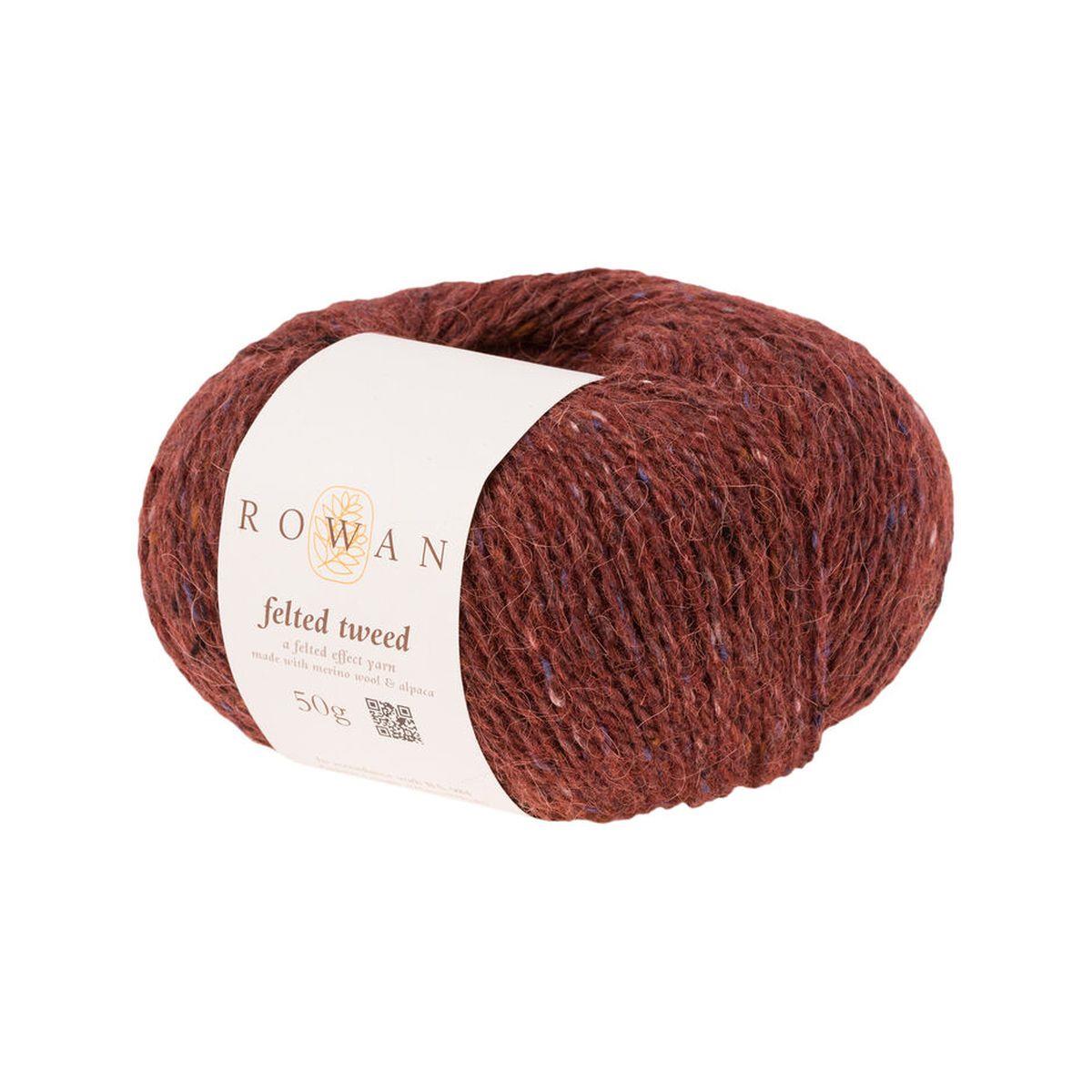 Felted Tweed 50% Wool 25% Alpaca 25% Viscose Yarn - 50g