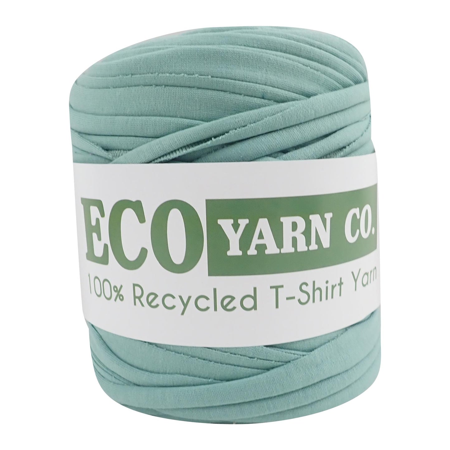 [Eco Yarn Co] Vintage Green Cotton T-Shirt Yarn - 120M, 700g