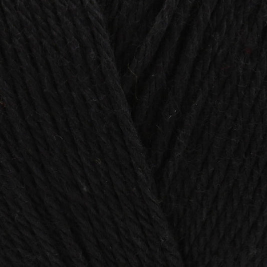 [James C Brett] IC19 It'S Pure Cotton Black Yarn - 215M, 100g Double Knit