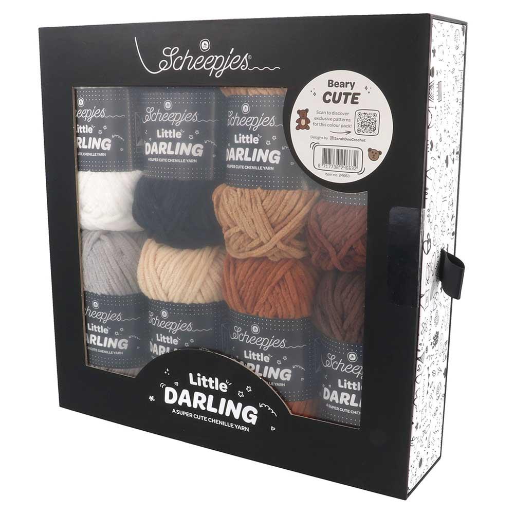 [Scheepjes] 24663 Little Darling Colour Pack Beary Cute Yarn - 25g Pack of 8