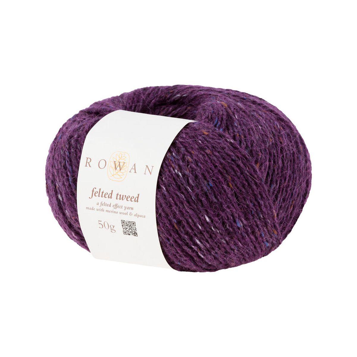 Felted Tweed 50% Wool 25% Alpaca 25% Viscose Yarn - 50g