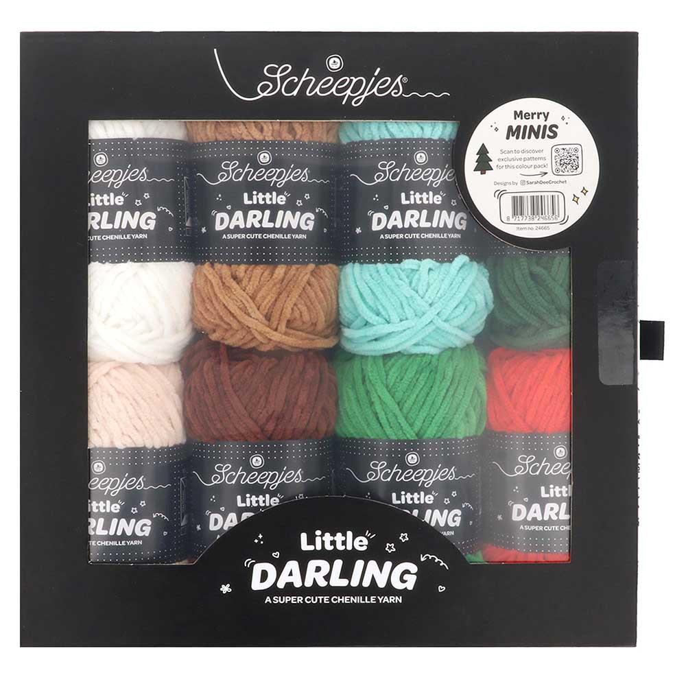 [Scheepjes] 24665 Little Darling Colour Pack Merry Minis Yarn - 25g Pack of 8