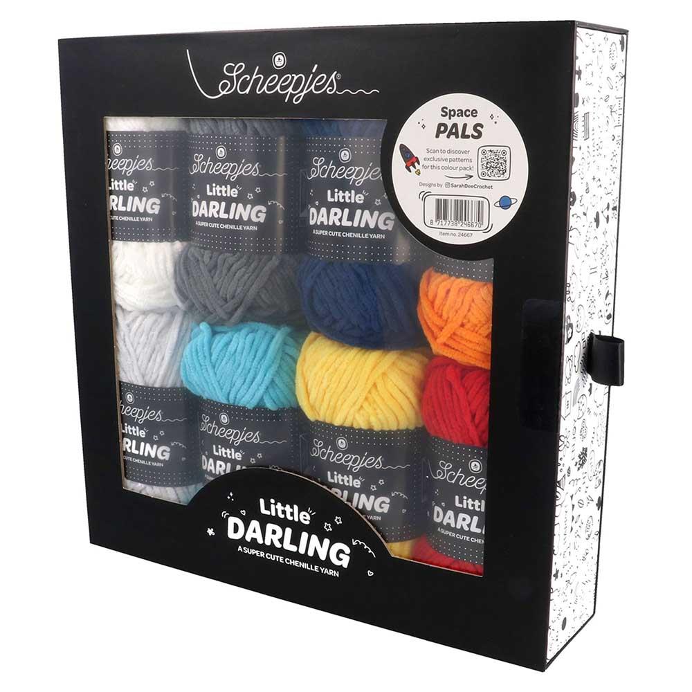 [Scheepjes] 24667 Little Darling Colour Pack Space Pals Yarn - 25g Pack of 8