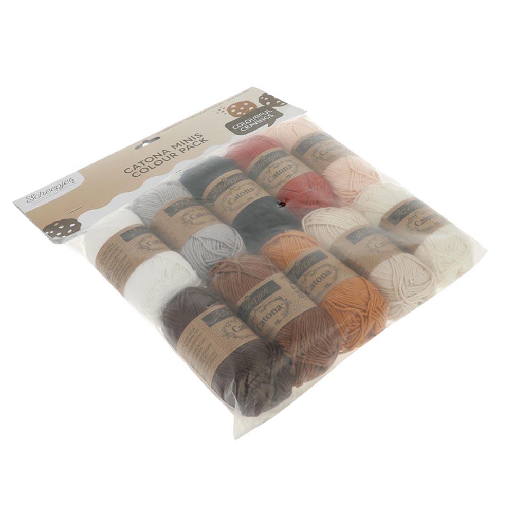 [Scheepjes] 24951 Catona Colour Pack Cookies Yarn - 25g