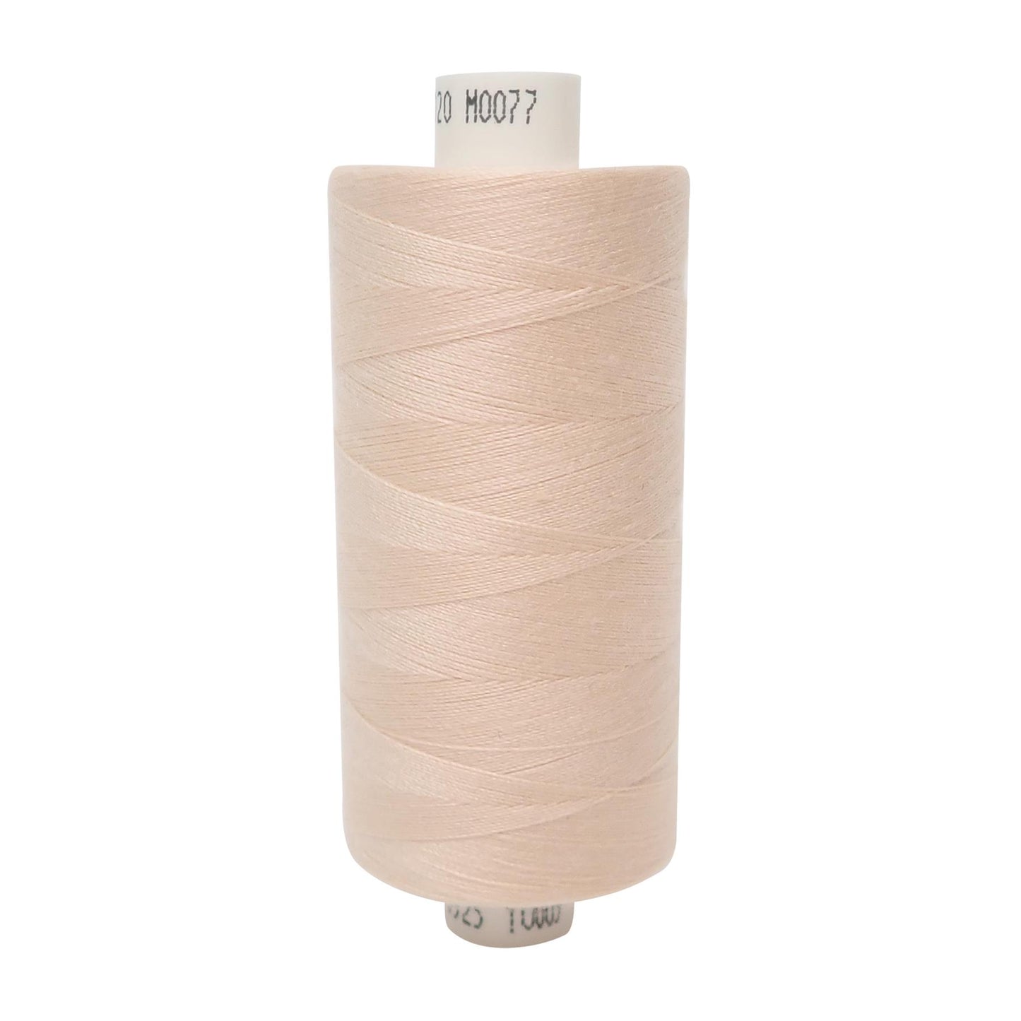 [Moon Thread] M0077 Light Apricot Spun Polyester Sewing Thread - 1000M