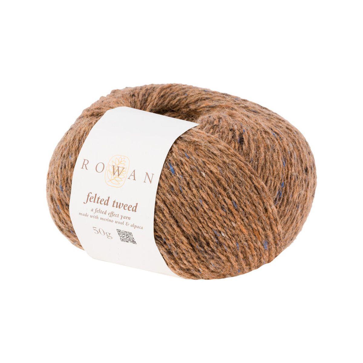 Felted Tweed 50% Wool 25% Alpaca 25% Viscose Yarn - 50g