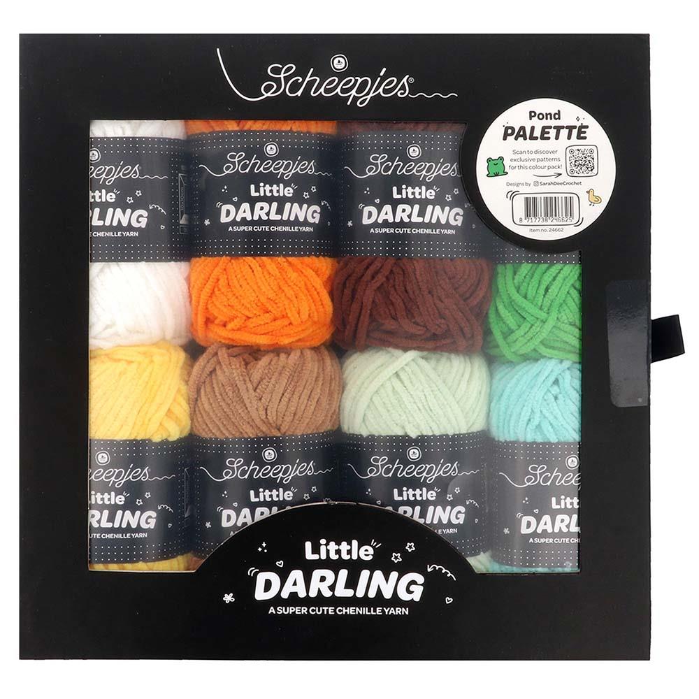 [Scheepjes] 24662 Little Darling Colour Pack Pond Palette Yarn - 25g Pack of 8
