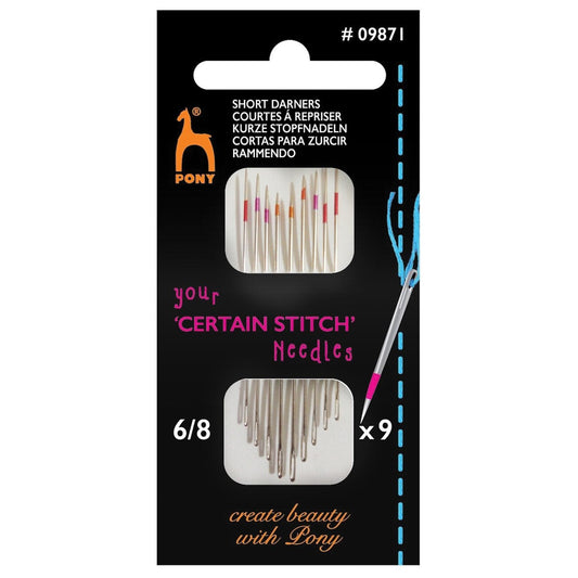 [Pony] Short Darners Hand Sewing Needles - 45144