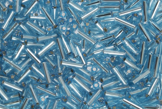 [Gutermann] Bugle Beads: 7mm: 5 Packs of 24G