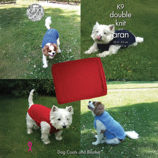 [King Cole] DOG COATS & BLANKET Pattern