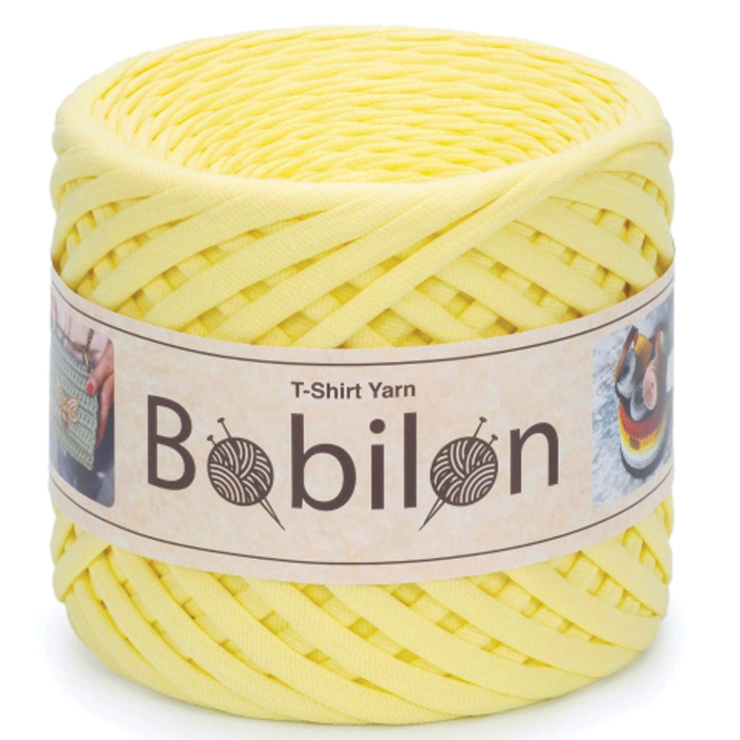[Bobilon] Micro Lemon Cotton T-Shirt Yarn - 100M, 3-5mm, 200g