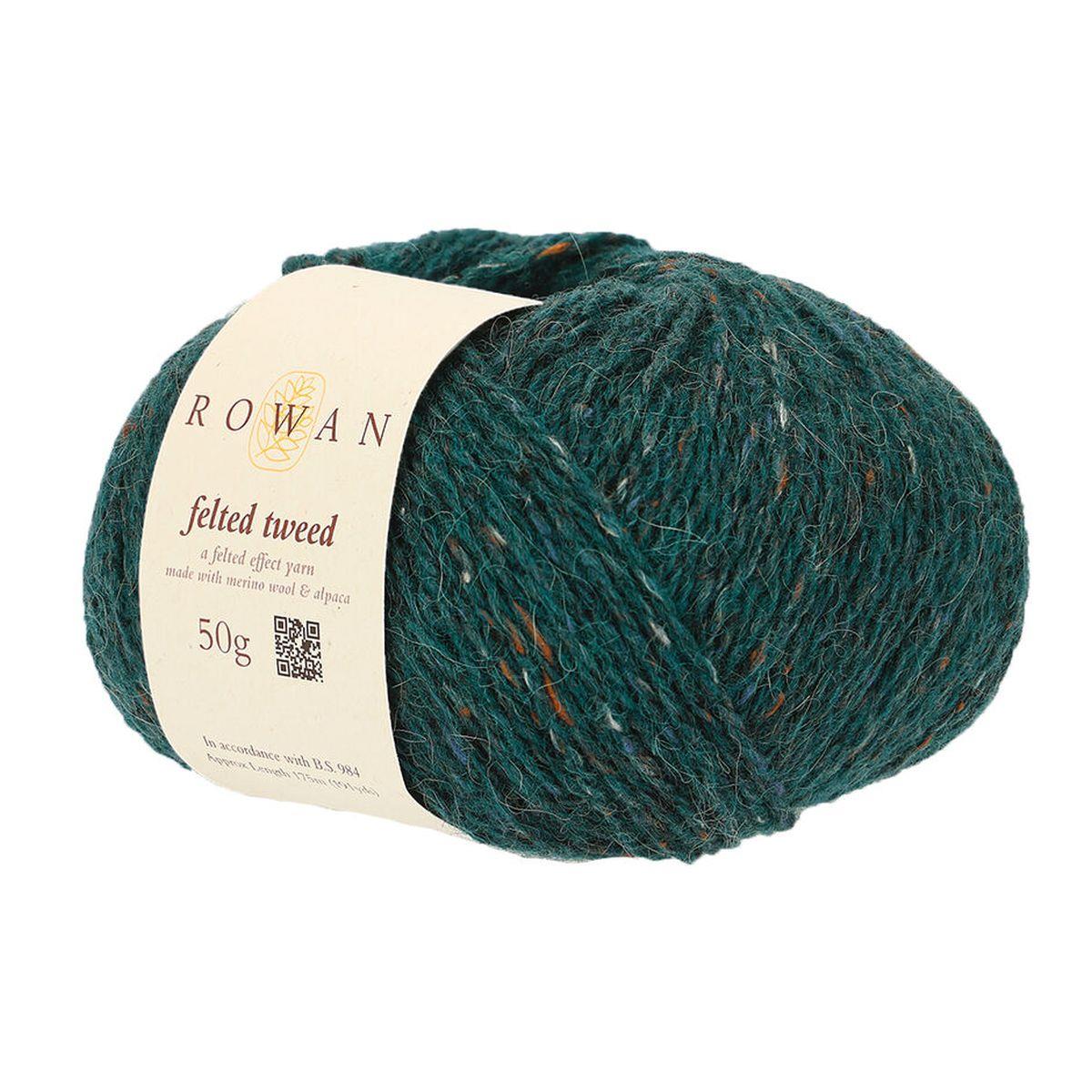 Felted Tweed 50% Wool 25% Alpaca 25% Viscose Yarn - 50g