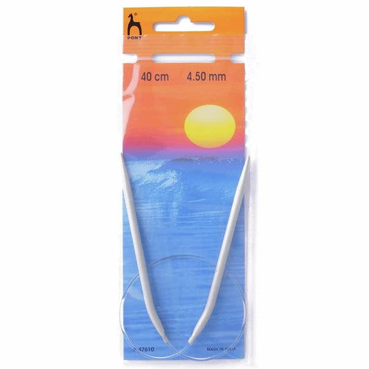 [Pony] Classic Circular Fixed Knitting Pins - 40Cmx3.50mm