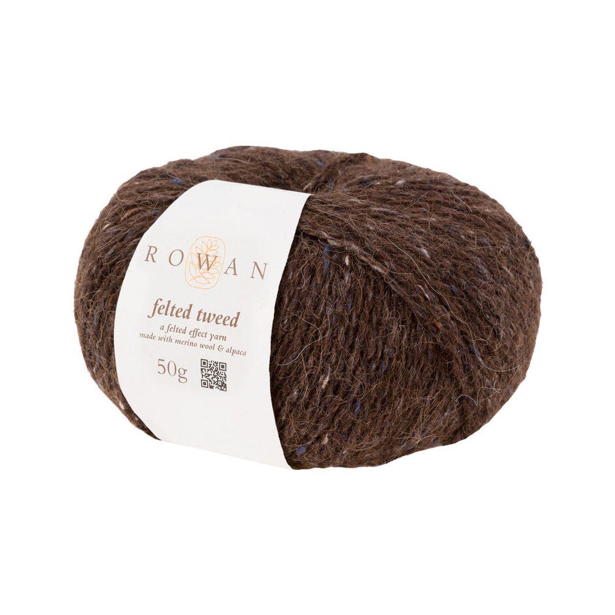 Felted Tweed 50% Wool 25% Alpaca 25% Viscose Yarn - 50g