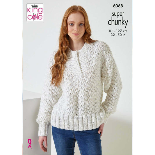 [King Cole] P6068 Pattern - Super Chunky