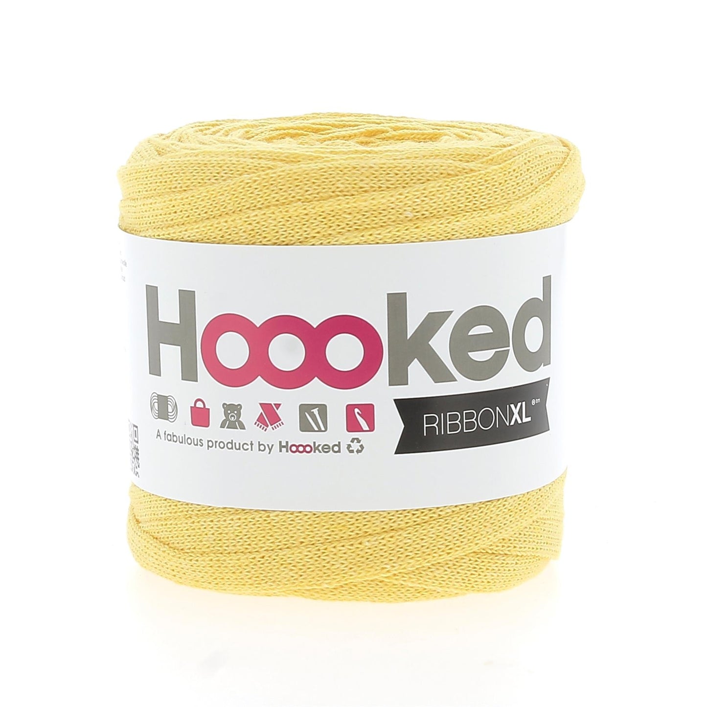 [Hoooked] RXL35MINI RibbonXL Lemon Cotton Yarn - 60M, 125g
