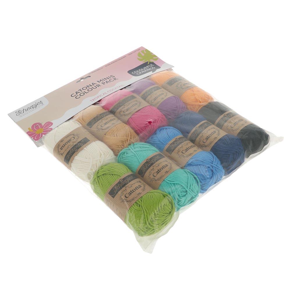 [Scheepjes] 24950 Catona Colour Pack Tropical Cocktail Yarn - 25g