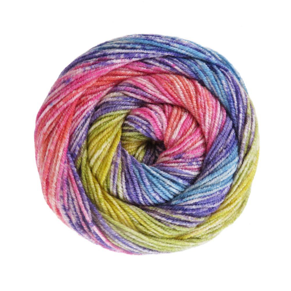 Batik Swirl 80% Acrylic 20% Wool Yarn - 200g Double Knit