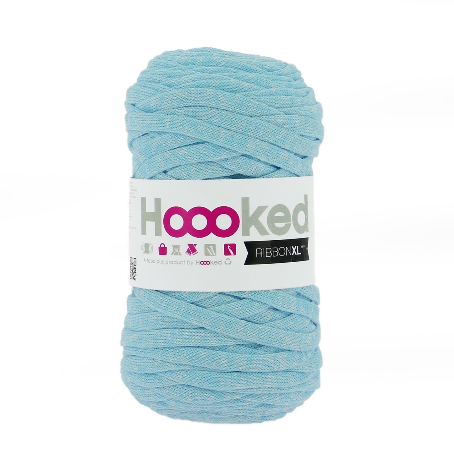 [Hoooked] RXL NEON 3 RibbonXL Neon Blazing Blue Cotton Yarn - 120M, 250g