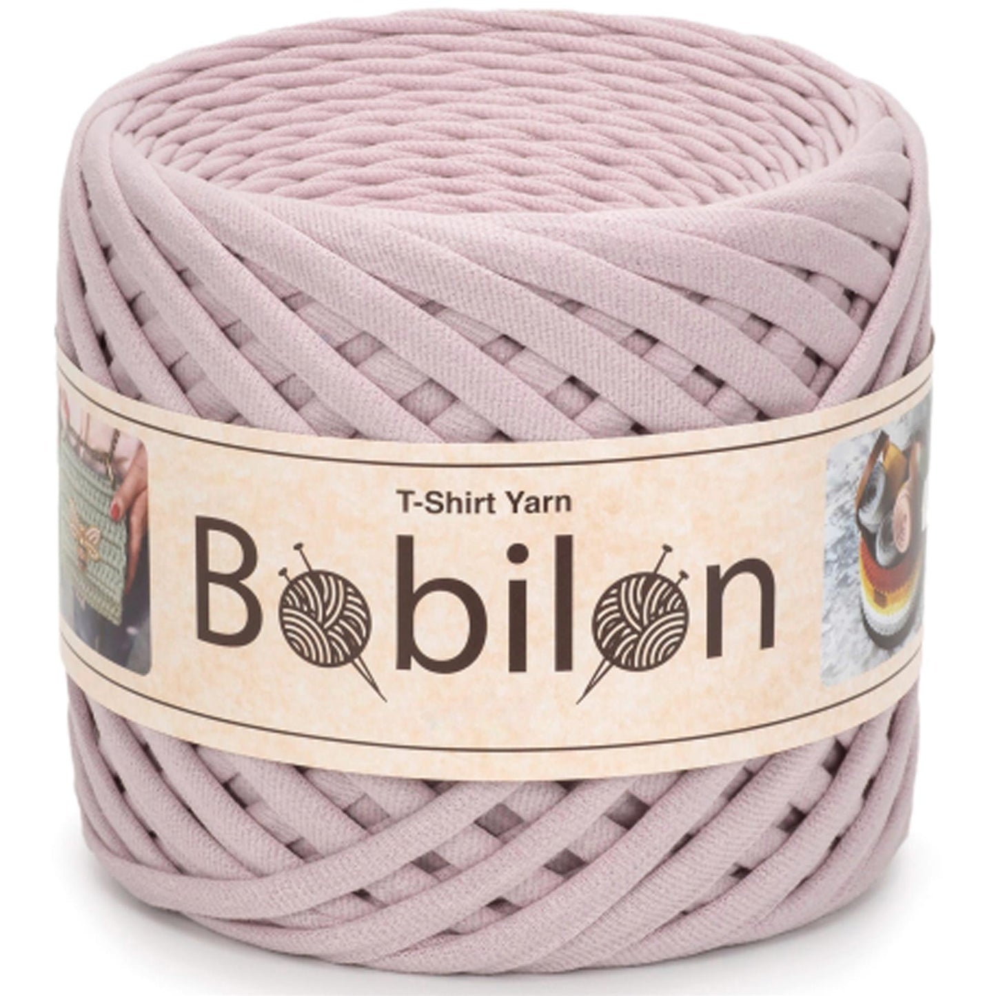 [Bobilon] Mini Nude Cotton T-Shirt Yarn - 100M, 5-7mm, 220g