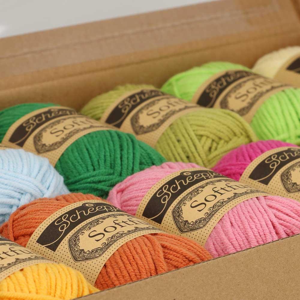 [Scheepjes] 24940 Softfun Colour Pack Summer Party Yarn - 20g