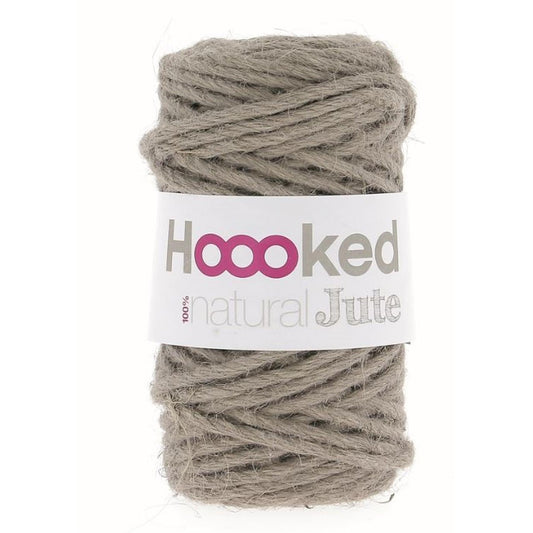 Hoooked Cinnamon Taupe Jute Cotton Yarn - 45m (147.6'), 300g