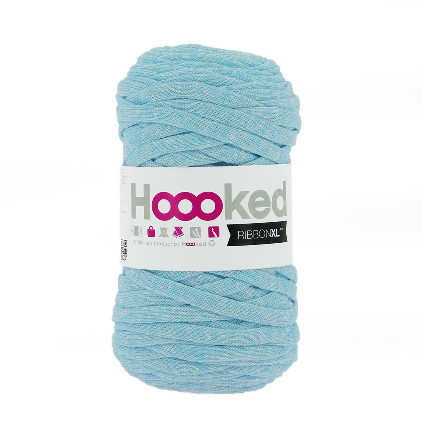 [Hoooked] RXL NEON 3 RibbonXL Neon Blazing Blue Cotton Yarn - 120M, 250g