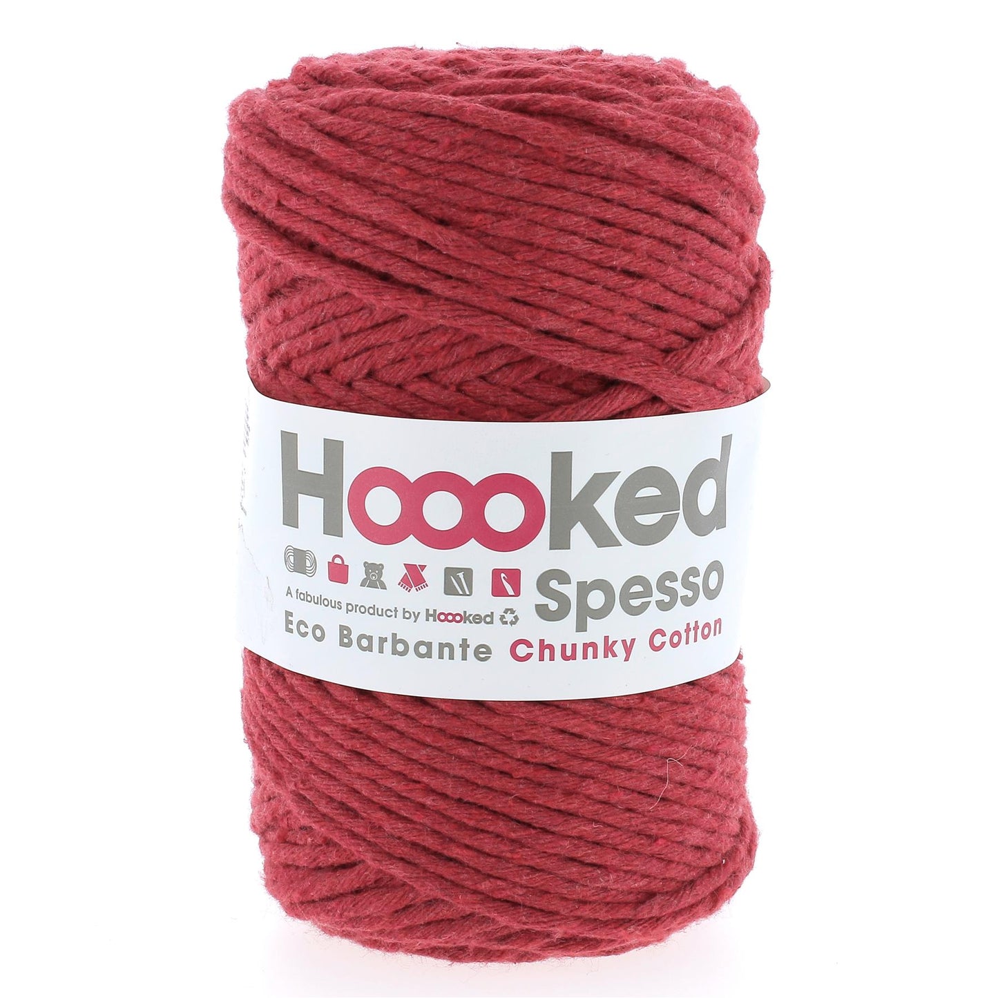 [Hoooked] S1000500 Spesso Chunky Ruby Cotton Yarn - 125M, 500g