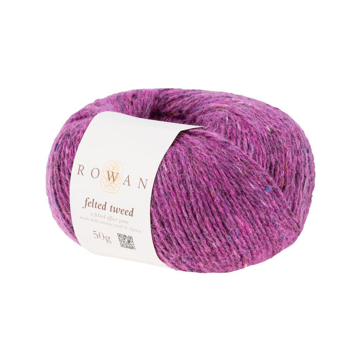 Felted Tweed 50% Wool 25% Alpaca 25% Viscose Yarn - 50g