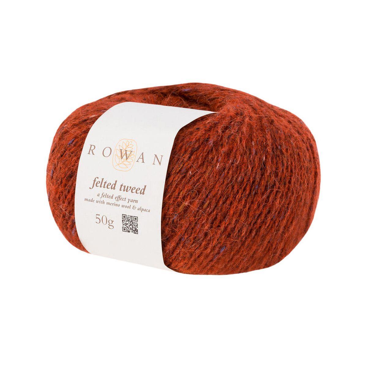 Felted Tweed 50% Wool 25% Alpaca 25% Viscose Yarn - 50g