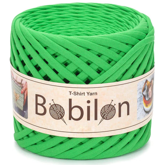 [Bobilon] Mini Green Apple Cotton T-Shirt Yarn - 100M, 5-7mm, 220g