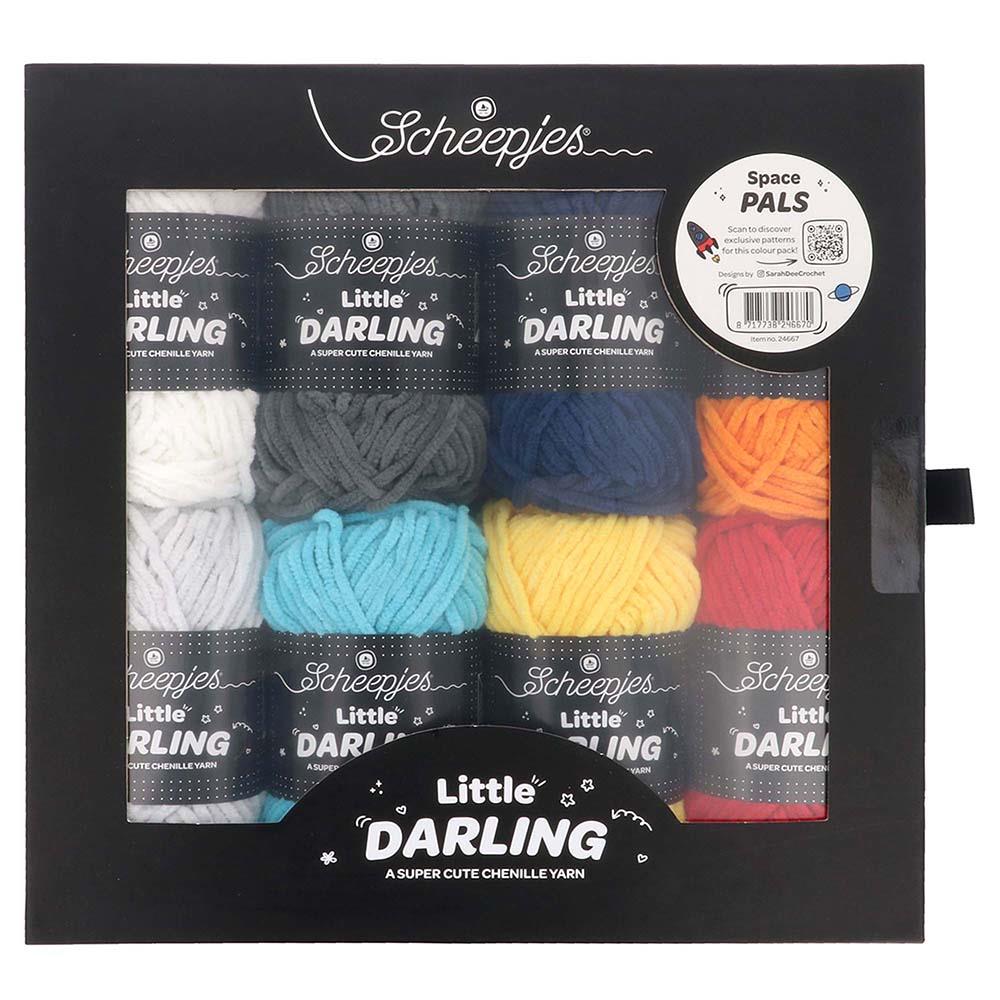 [Scheepjes] 24667 Little Darling Colour Pack Space Pals Yarn - 25g Pack of 8