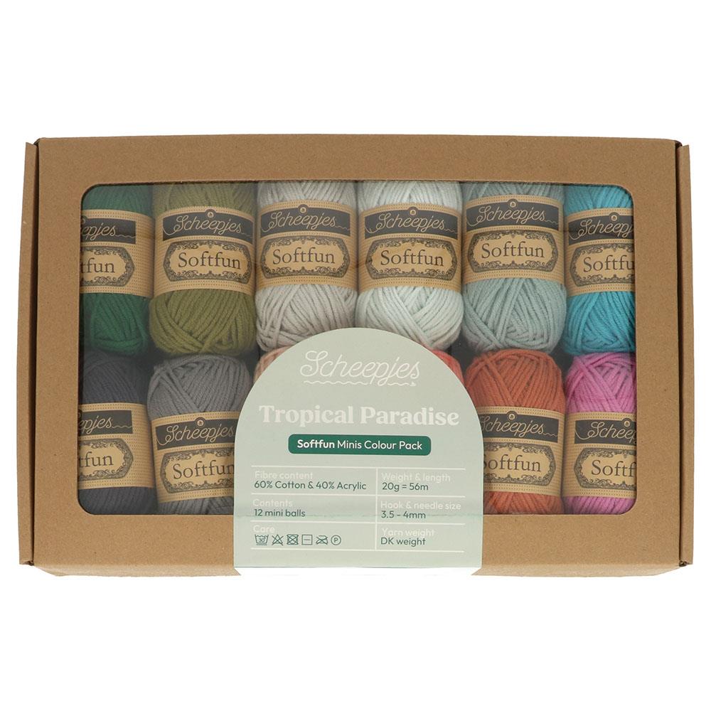[Scheepjes] 24939 Softfun Colour Pack Trop. Paradise Yarn - 20g
