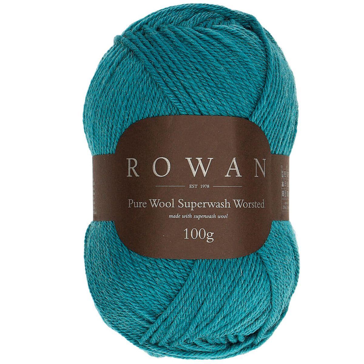 Pure Wool Superwash Worsted 100% Wool Yarn - 100g