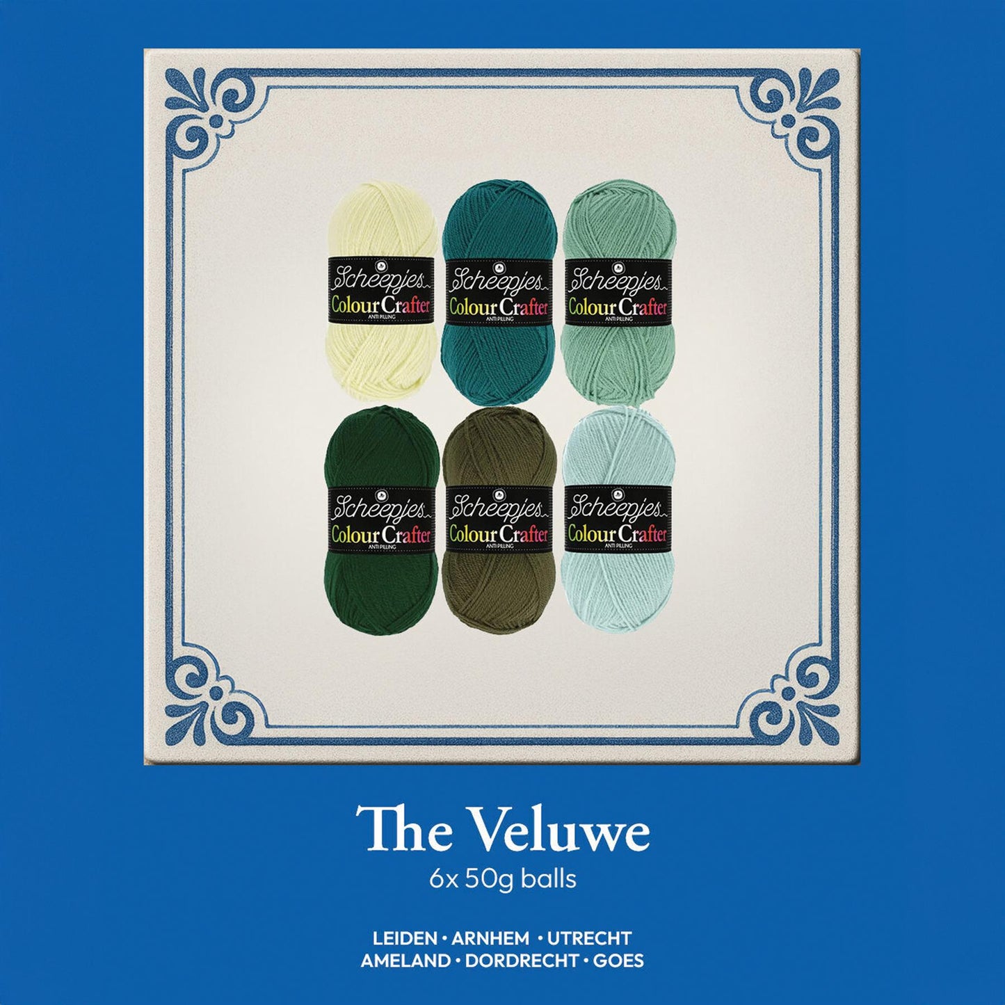 [Scheepjes] 24921 Colour Crafter Pack The Veluwe Yarn - 50g Pack of 6