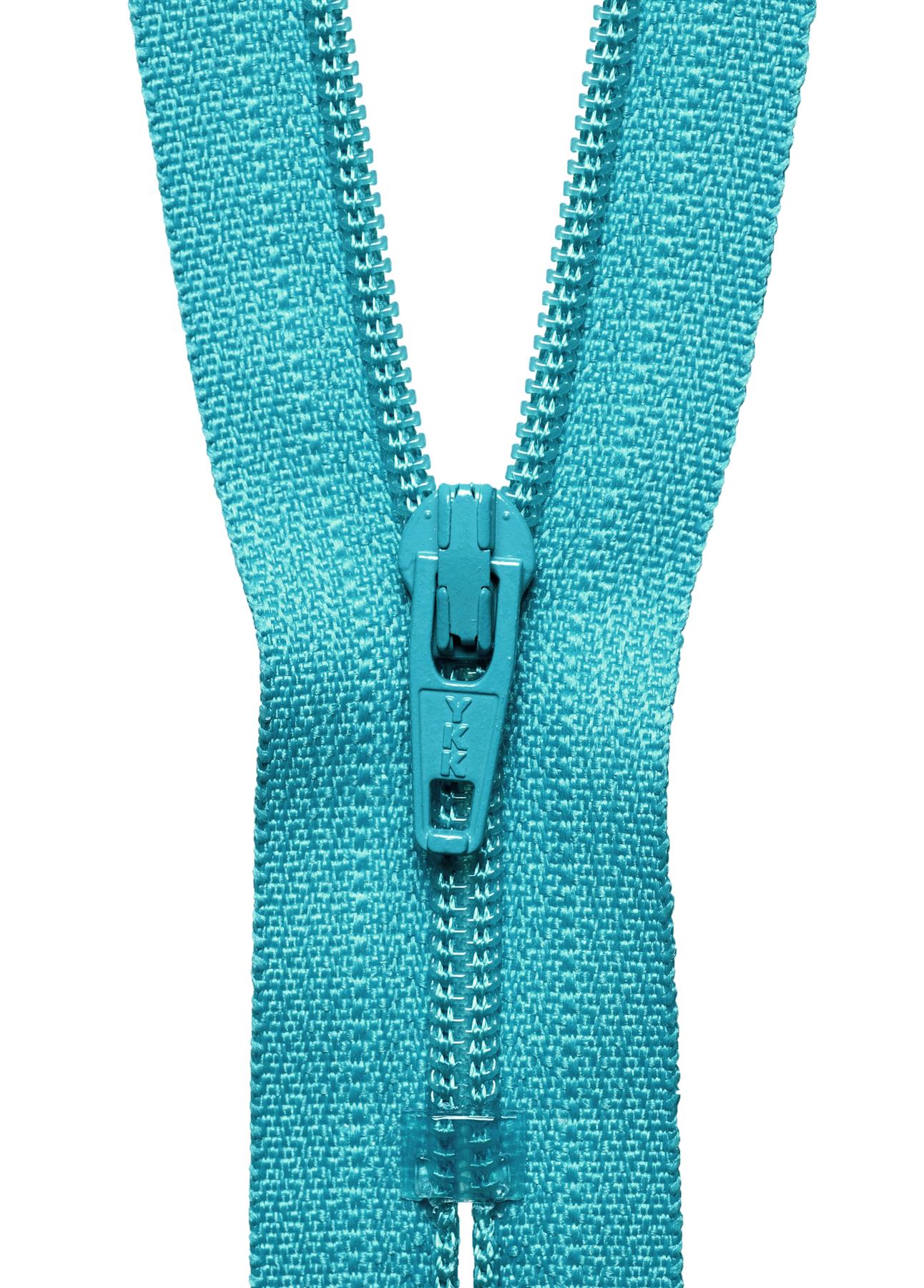 [YKK] Dark Turquoise Nylon Dress and Skirt Zip - 20Cm
