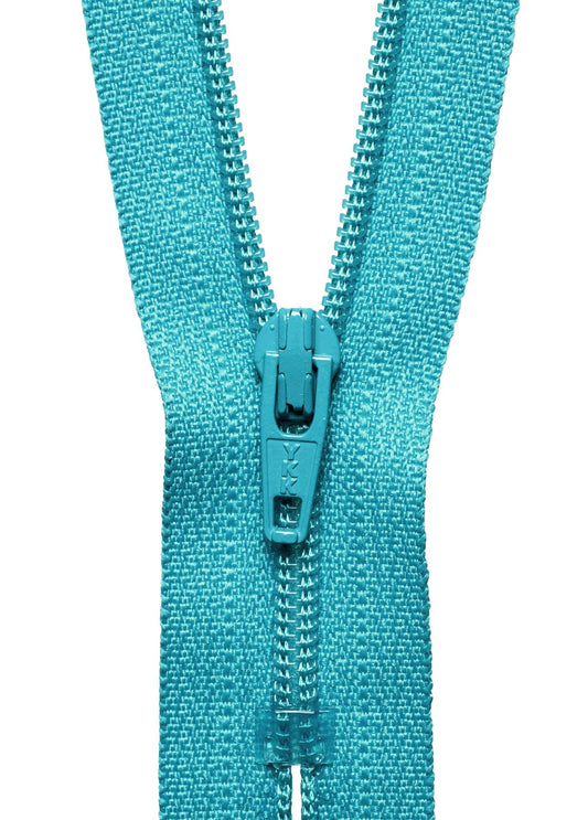 [YKK] Dark Turquoise Nylon Dress and Skirt Zip - 20Cm