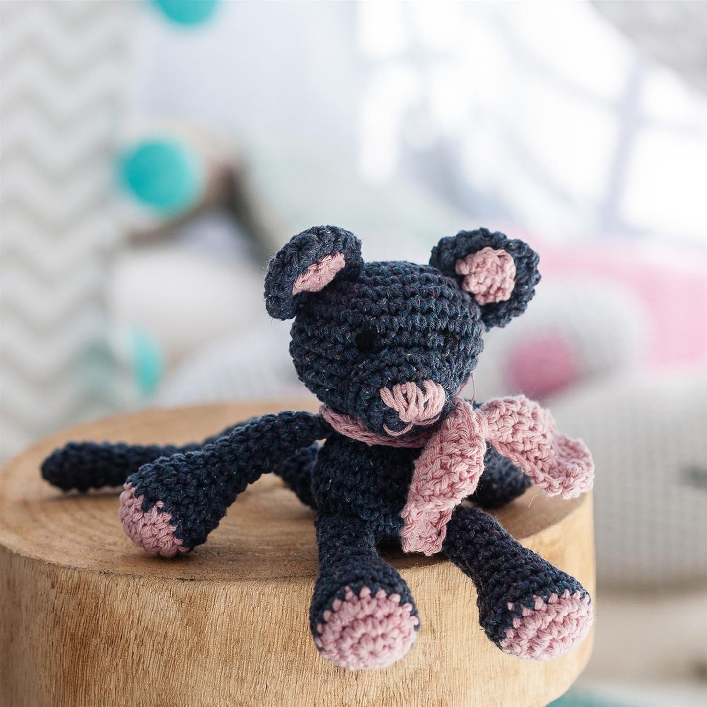 Hoooked Eco Barbante Milano Cotton Kitten Kyra Crochet Amigurumi Kit