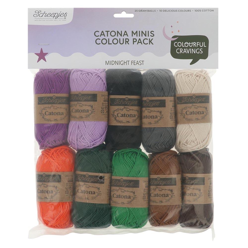 [Scheepjes] 24957 Catona Colour Pack Midnight Feast Yarn - 25g