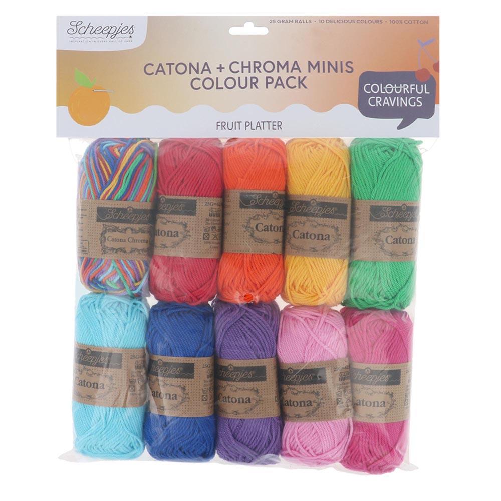 [Scheepjes] 24961 Catona and Chroma Colour Pack Pl. Yarn - 25g