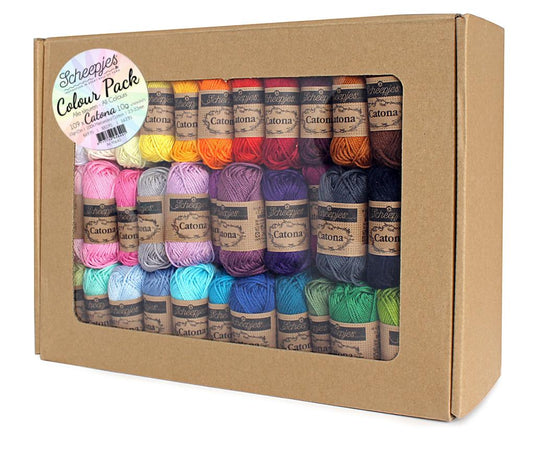 [Scheepjes] 95640 Catona Colour Pack 109x10g - 1Pc Yarn - 10g