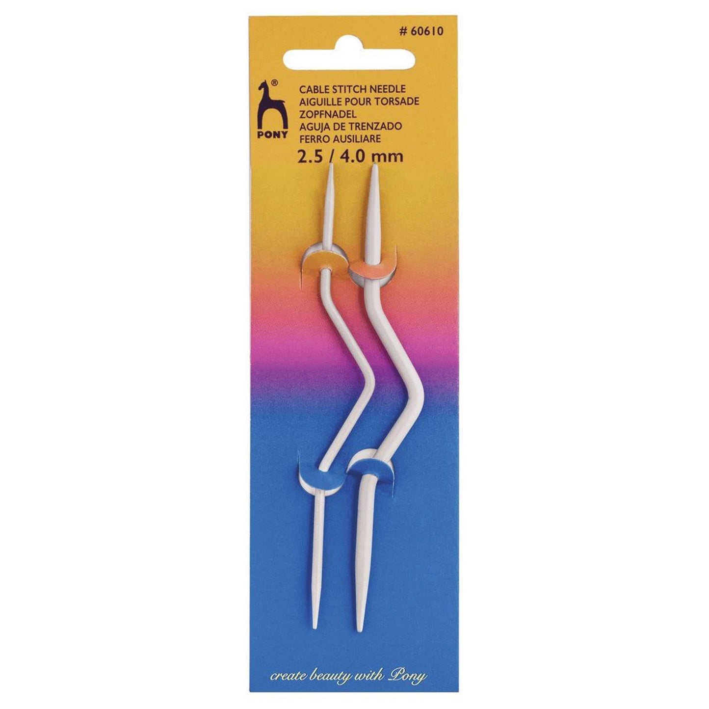 [Pony] Cable Stitch Needle Bent: 2.50 & 4.00mm