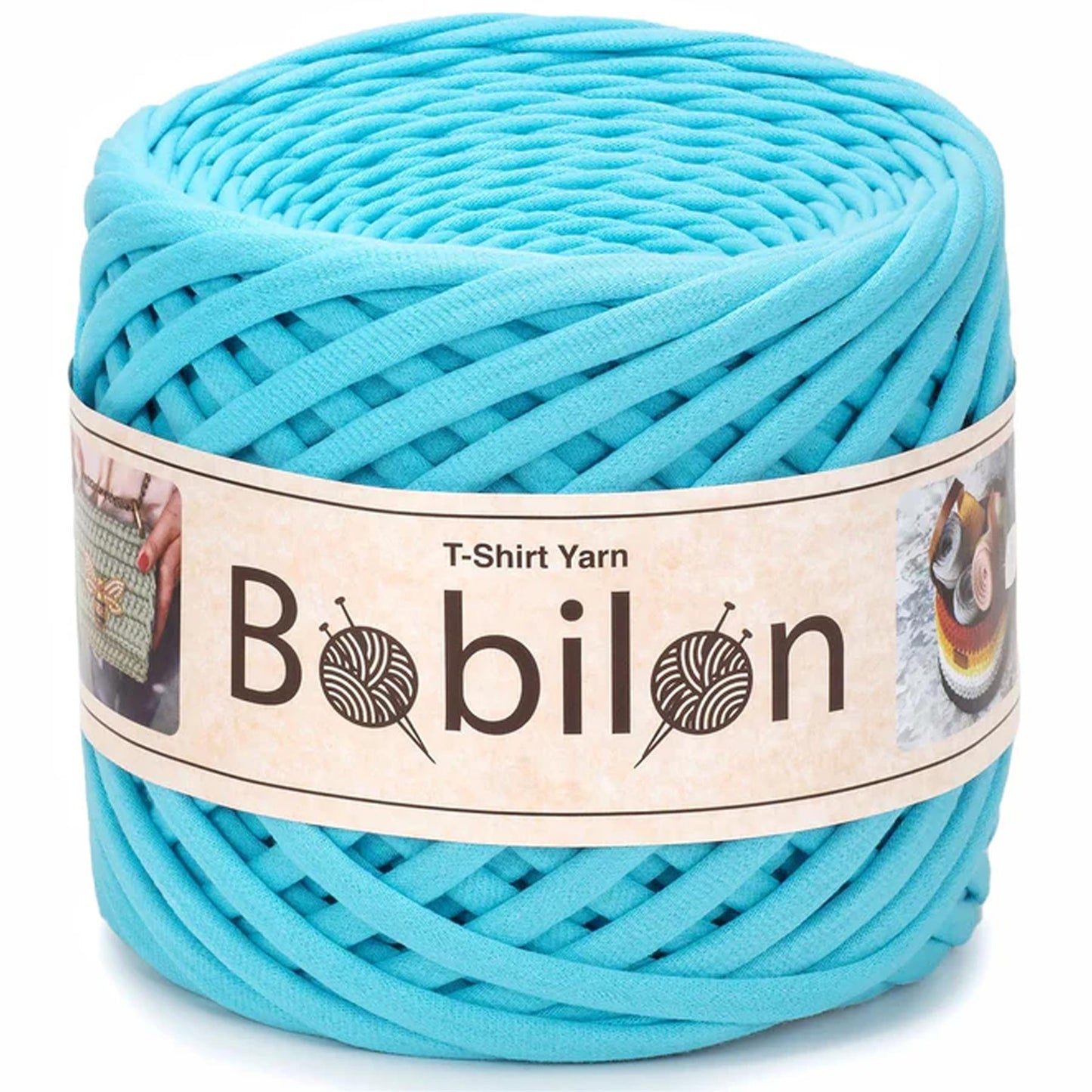 [Bobilon] Medium Arctic Cotton T-Shirt Yarn - 100M, 7-9mm, 320g