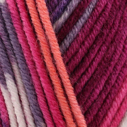 [James C Brett] G15 Fairground Berry Mix 100% Premium Acrylic Yarn - 232M, 100g Double Knit