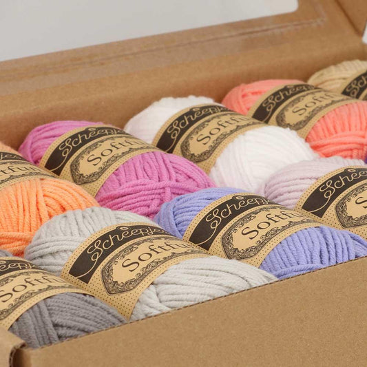 [Scheepjes] 24943 Softfun Colour Pack Spring Blossom Yarn - 20g