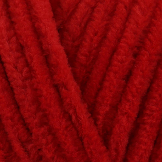 [James C Brett] B31 Flutterby Red 100% Supersoft Polyester Yarn - 175M, 100g Chunky